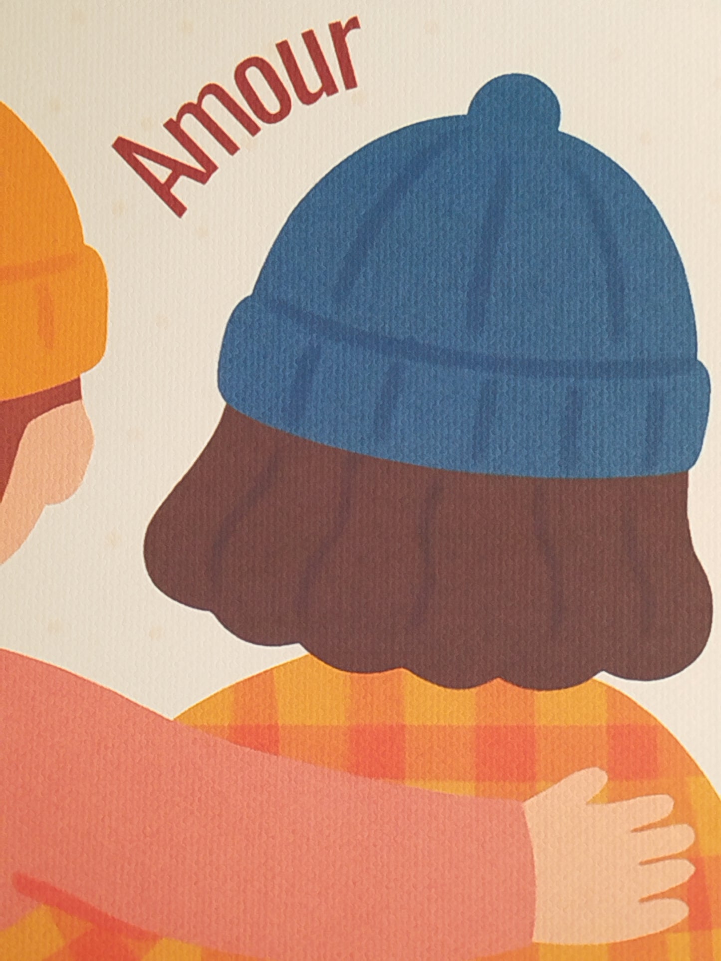Affiche murale chambre enfant - Affiche amour famille - Fraterie - Amour fraternel - Cadeaux de naissance