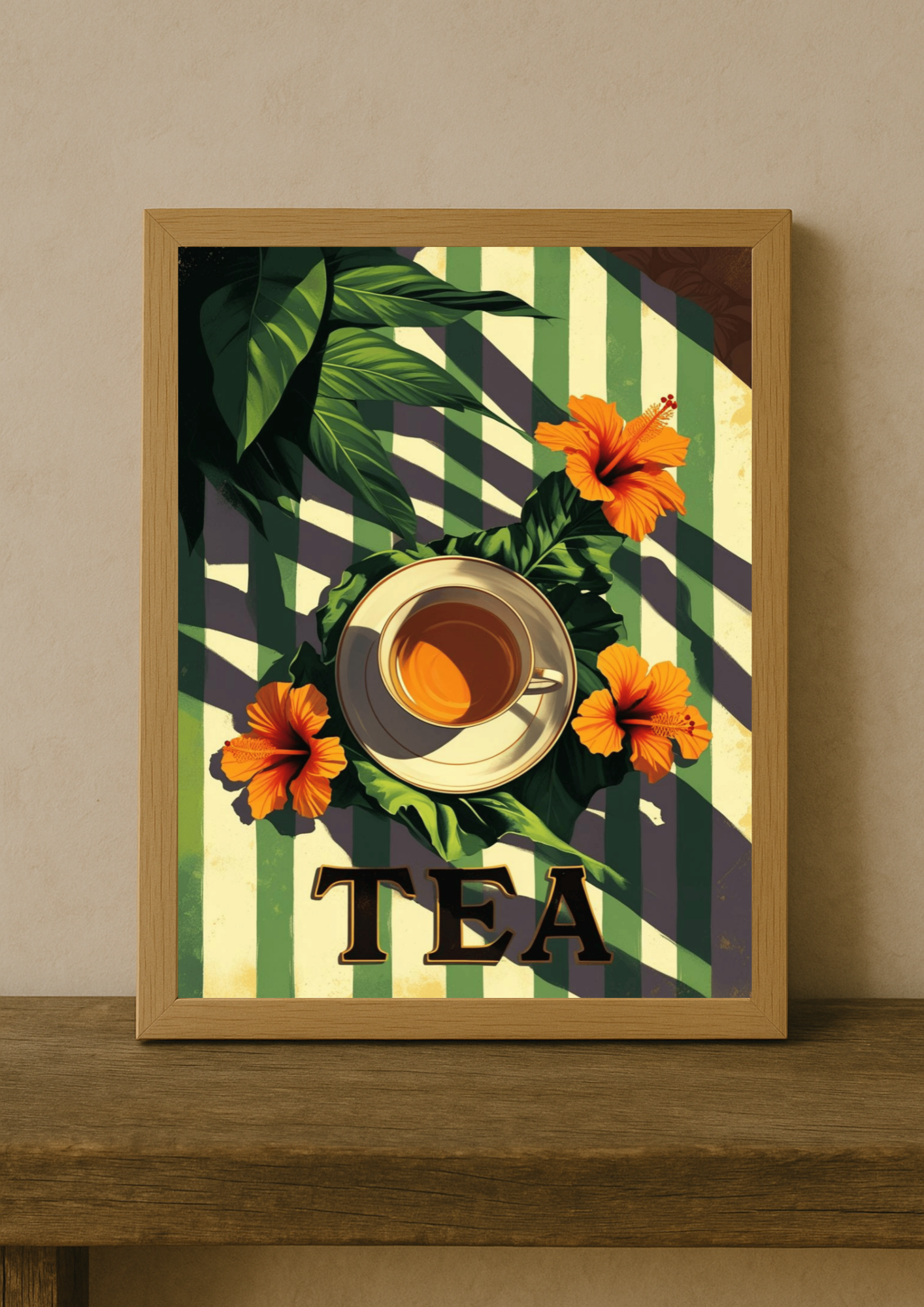 Collection Thé - Affiche Tea A4 – Poster Thé Décoratif | Déco Murale Cuisine & Coffee Corner