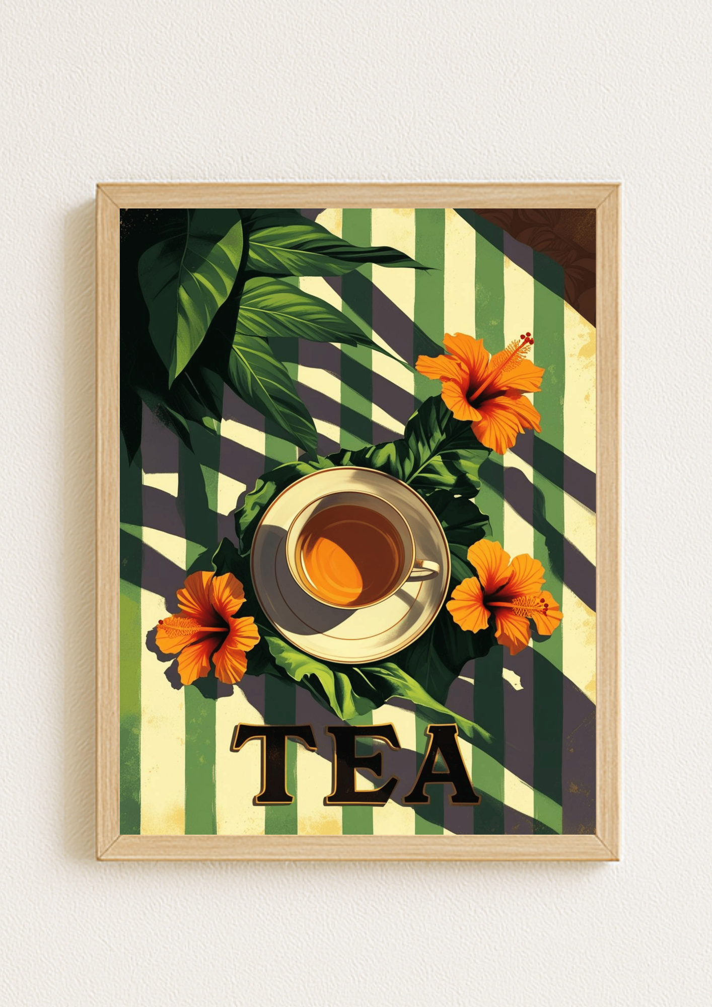 Collection Thé - Affiche Tea A4 – Poster Thé Décoratif | Déco Murale Cuisine & Coffee Corner