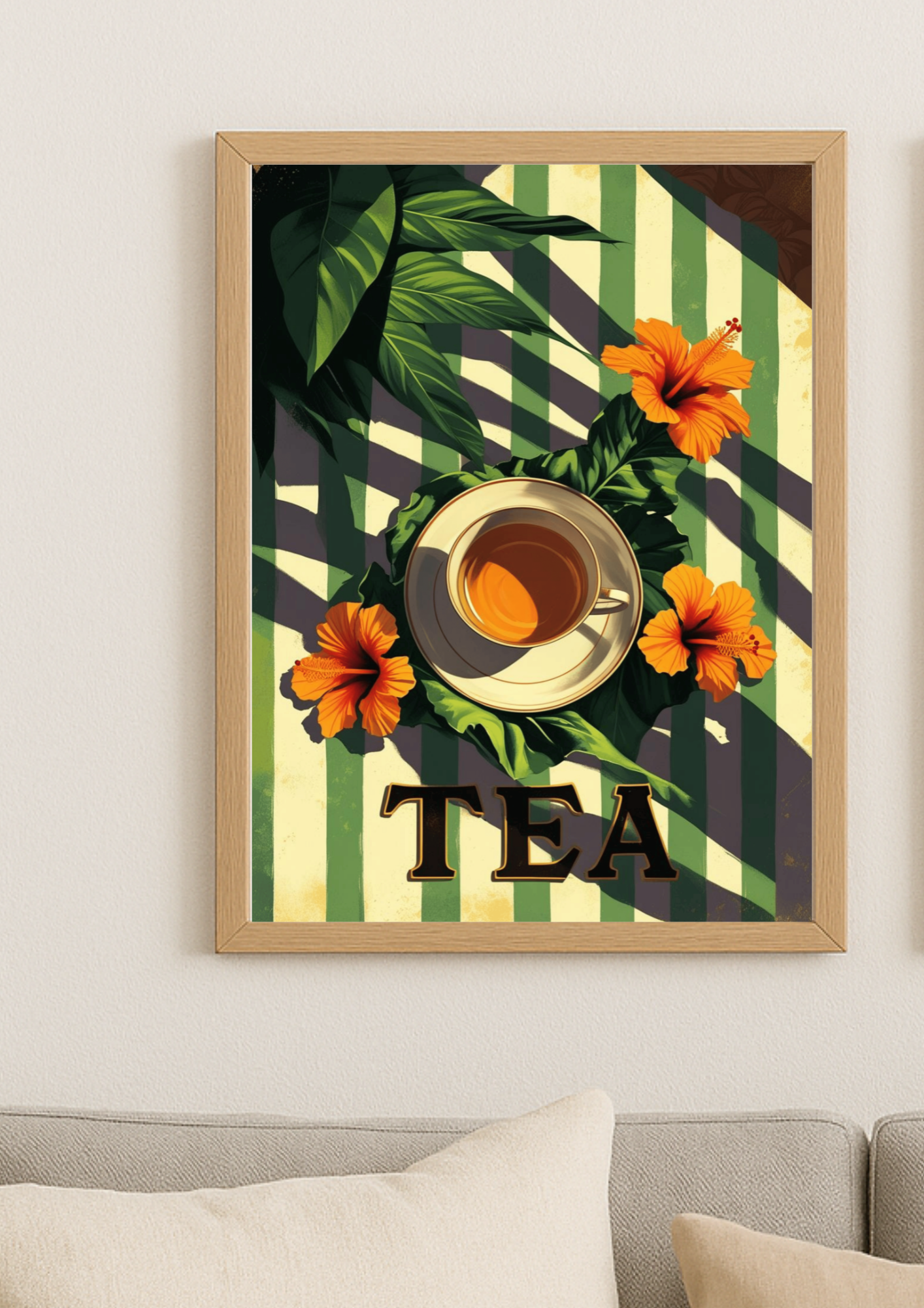 Collection Thé - Affiche Tea A4 – Poster Thé Décoratif | Déco Murale Cuisine & Coffee Corner