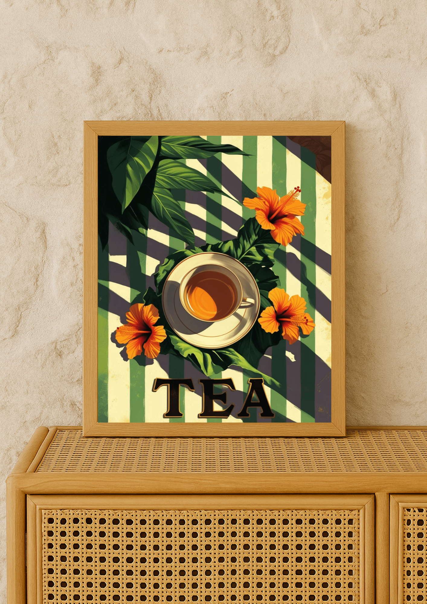 Collection Thé - Affiche Tea A4 – Poster Thé Décoratif | Déco Murale Cuisine & Coffee Corner