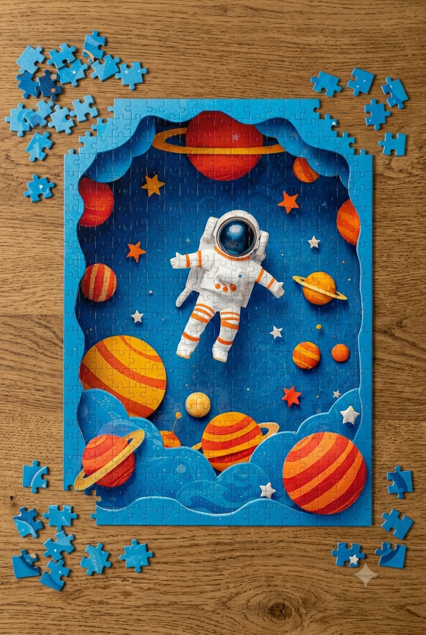 PUZZLE 1000 pièces Astronaute
