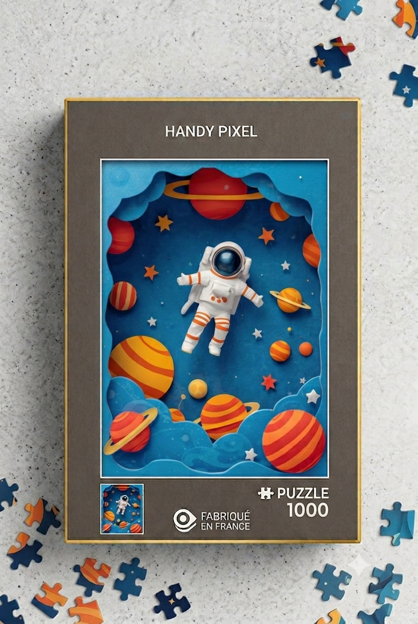 PUZZLE 1000 pièces Astronaute